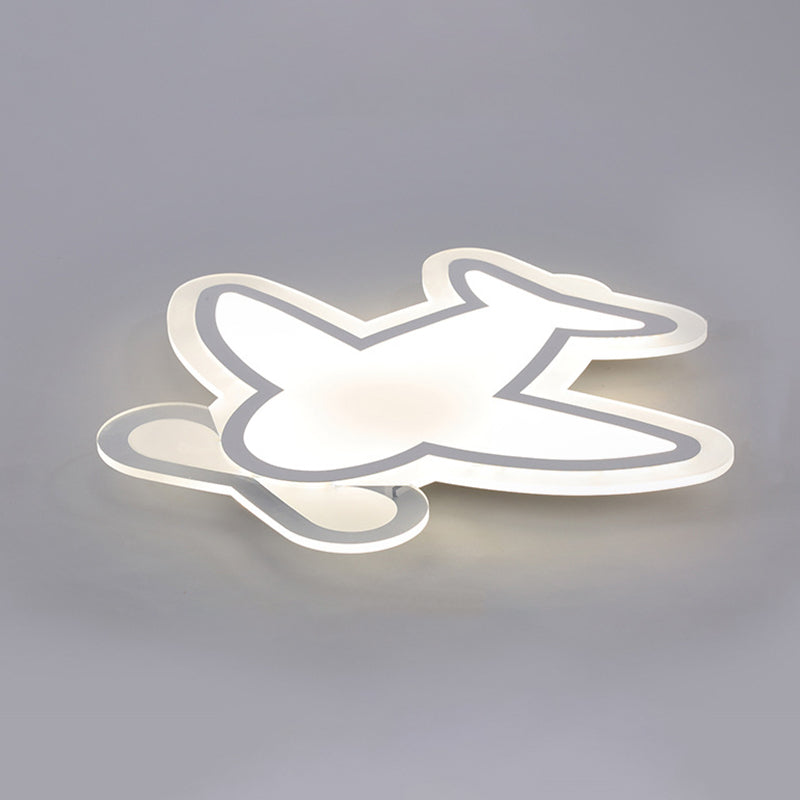 Acrylplane Unterputzleuchte Minimalistische LED in der Nähe von Deckenleuchte in Weiß