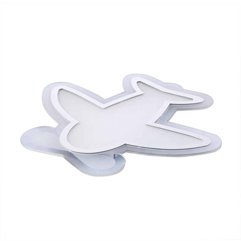 Acrylplane Unterputzleuchte Minimalistische LED in der Nähe von Deckenleuchte in Weiß