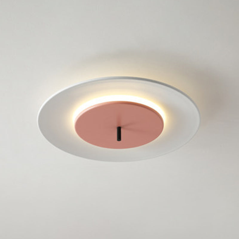 Acrylic Circle Flush Mounted Ceiling Light Nordic LED Close To Ceiling Lighting Fixture