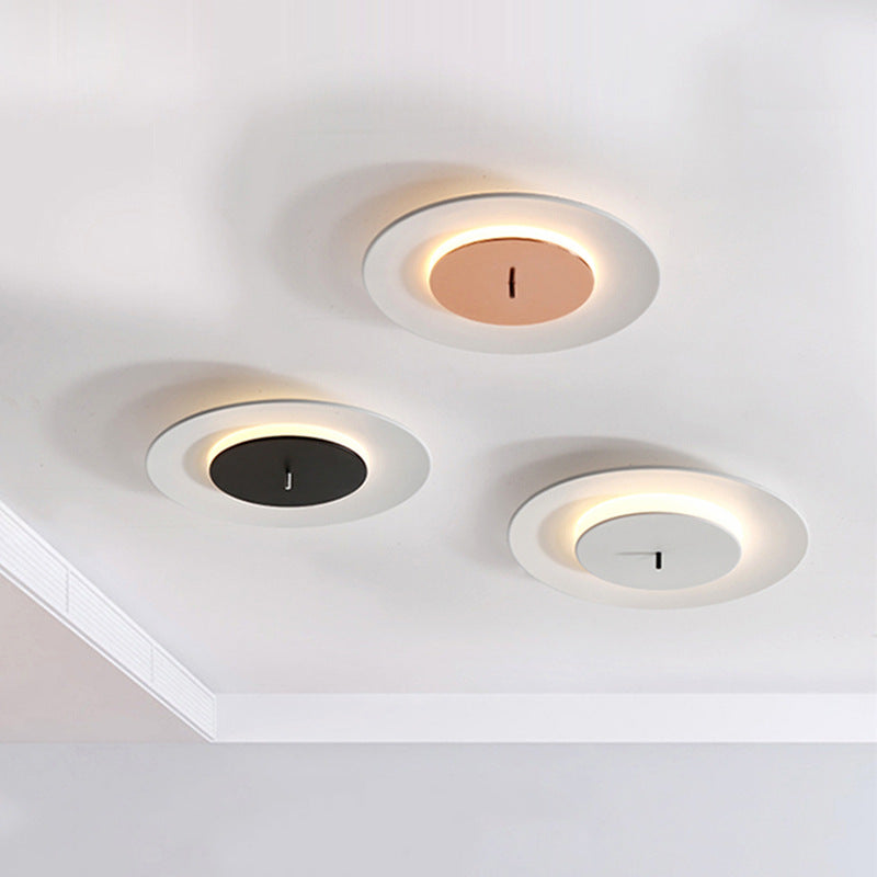 Acrylic Circle Flush Mounted Ceiling Light Nordic LED Close To Ceiling Lighting Fixture