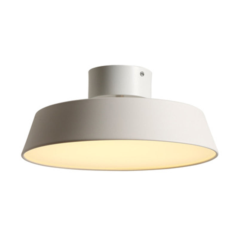 Acrylic Circle Ceiling Mount Light Fixture Nordic Style LED Close To Ceiling Lamp