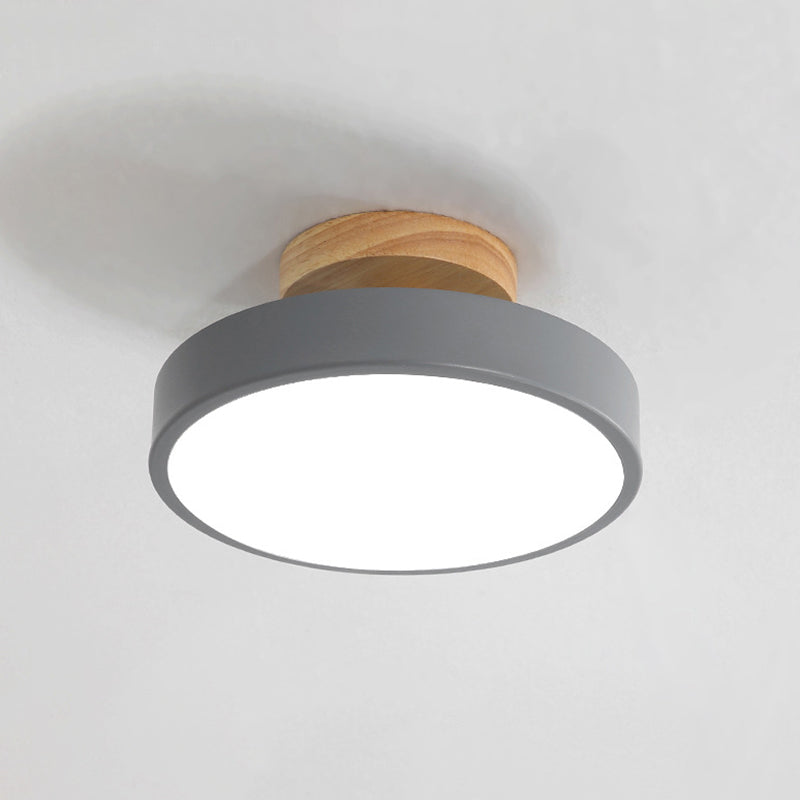 Plafonnier encastré en cercle acrylique, plafonnier LED de Style moderne
