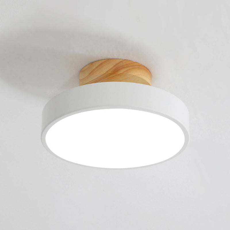 Plafonnier encastré en cercle acrylique, plafonnier LED de Style moderne