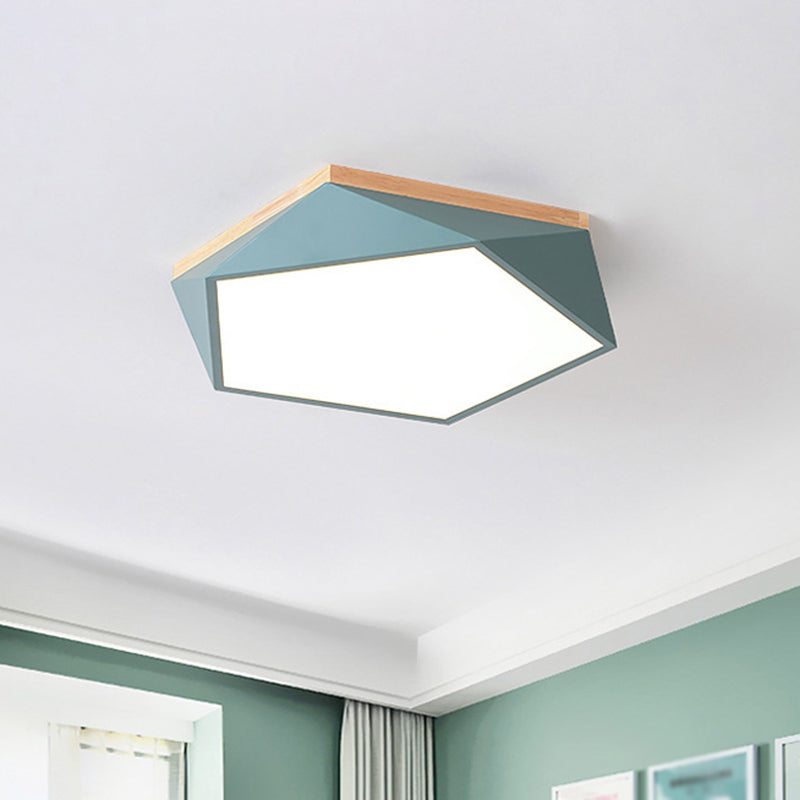 Pentagon inbouwverlichting moderne stijl metalen LED slaapkamer inbouw plafondlamp