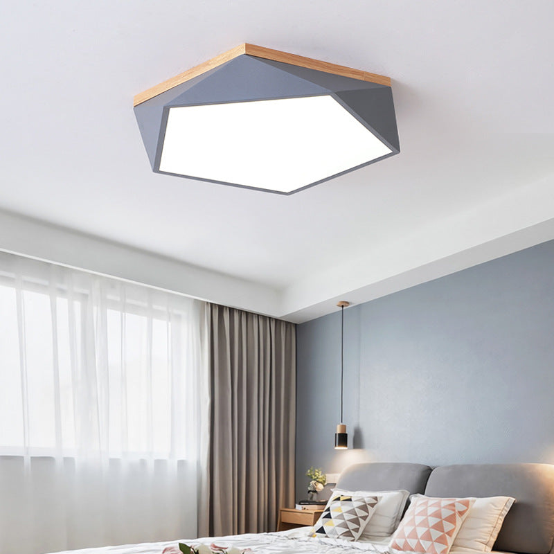 Pentagon inbouwverlichting moderne stijl metalen LED slaapkamer inbouw plafondlamp