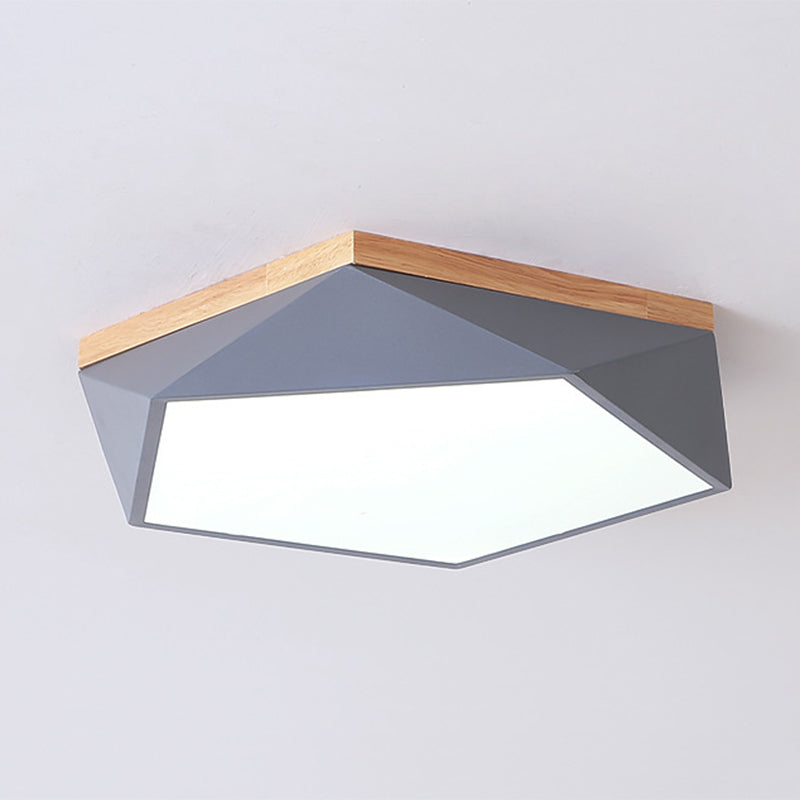 Pentagon inbouwverlichting moderne stijl metalen LED slaapkamer inbouw plafondlamp