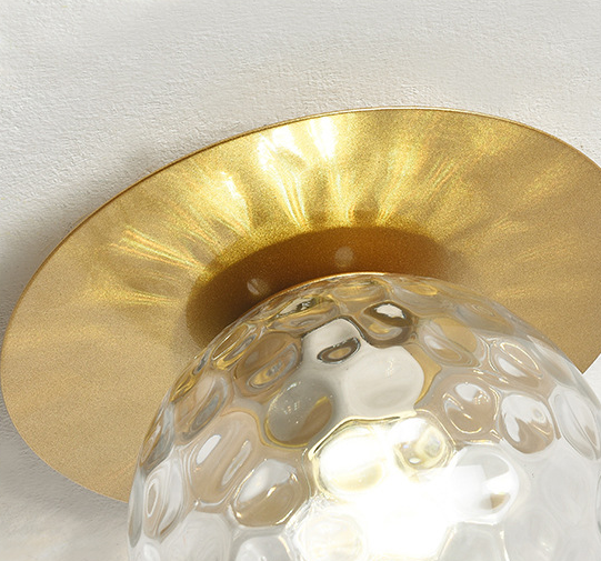 Globe Ceiling Mounted Fixture Minimalist Style Glass Ceiling Mount Light Fixture