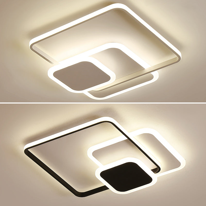 Cirkel inbouwverlichting Acryl Moderne eenvoud Inbouwplafondverlichtingsarmaturen voor slaapkamer