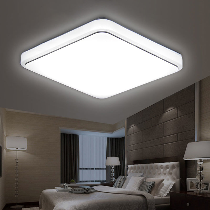 Vierkante inbouw plafondlamp Eenvoud Acryl plafondinbouw voor woonkamer