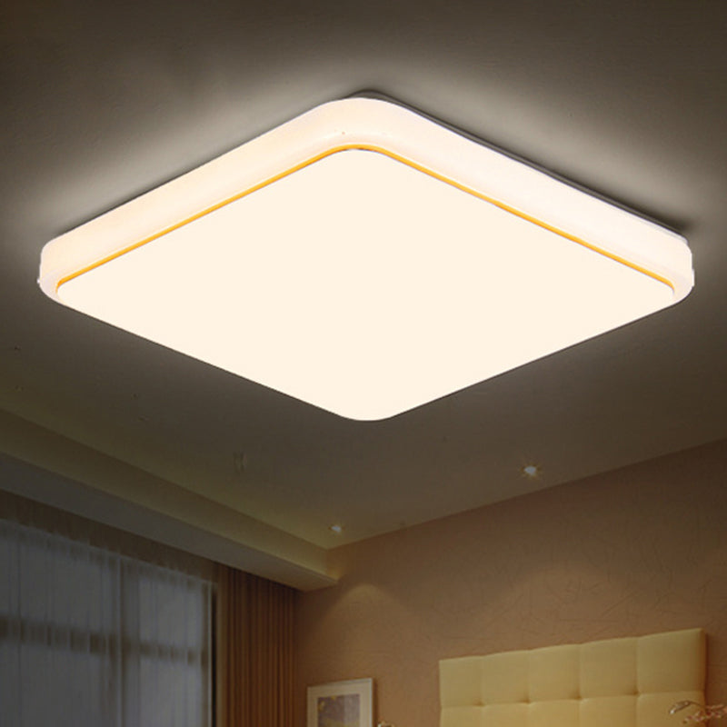Vierkante inbouw plafondlamp Eenvoud Acryl plafondinbouw voor woonkamer