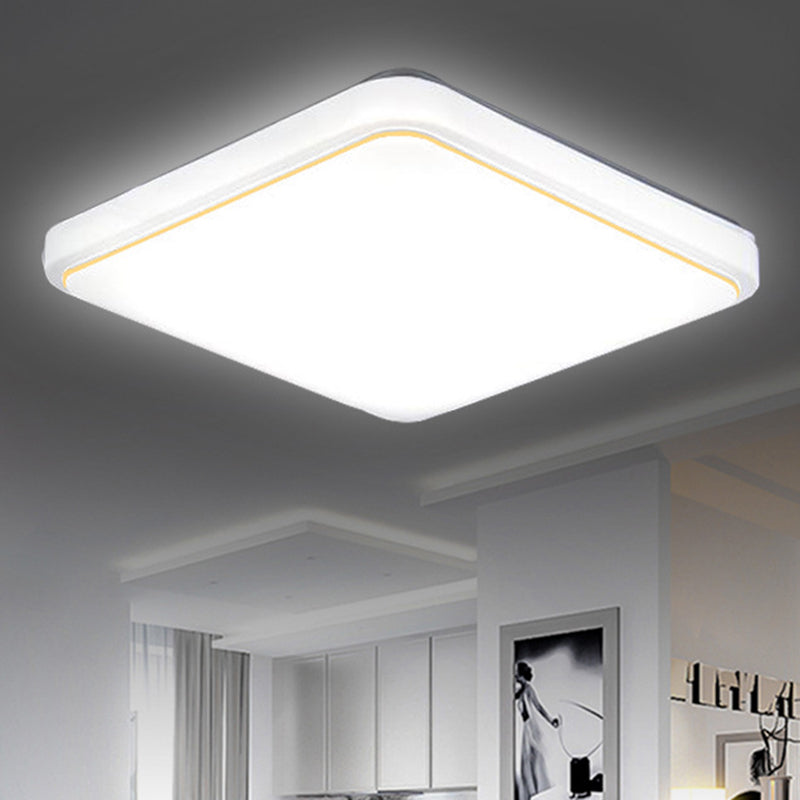 Vierkante inbouw plafondlamp Eenvoud Acryl plafondinbouw voor woonkamer