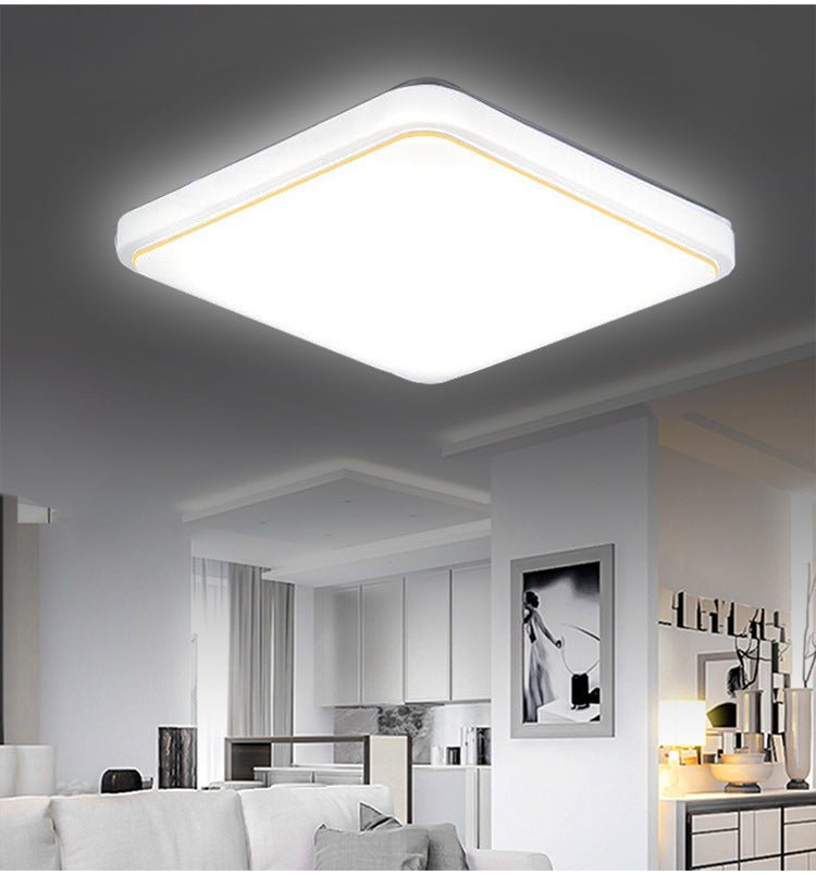 Vierkante inbouw plafondlamp Eenvoud Acryl plafondinbouw voor woonkamer