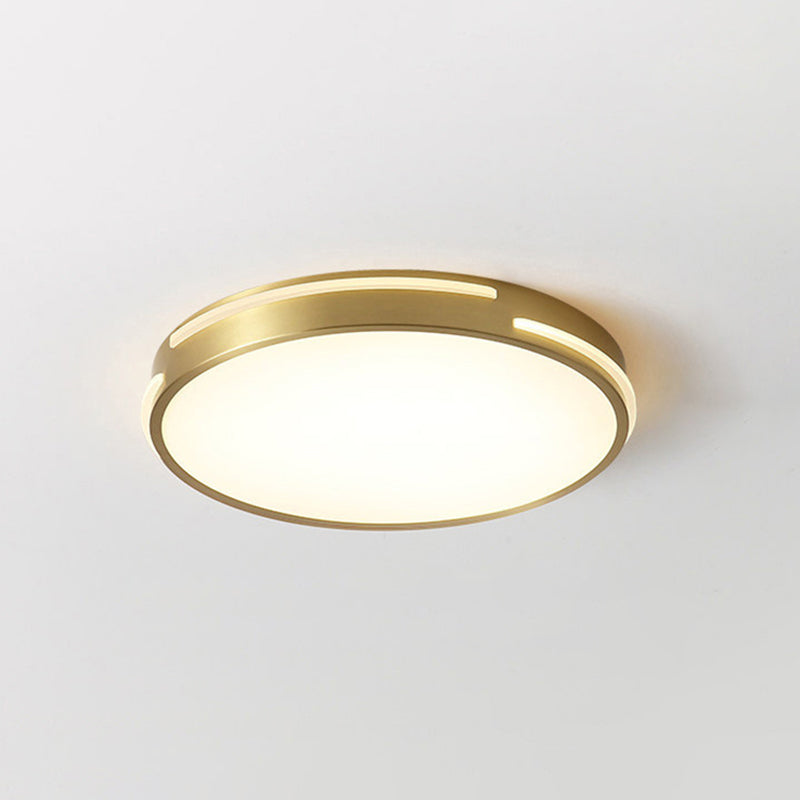 Round Flush Mount Ceiling Light Fixture Contemporary Acrylic Ceiling Mount Light Fixture for Living Room