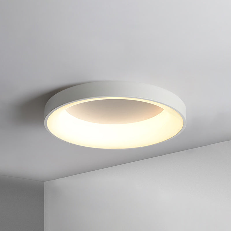 Metal Circular Rubor montura de techo Lámpara Nórdica Estilo Nórdico Iluminación de montaje para dormitorio