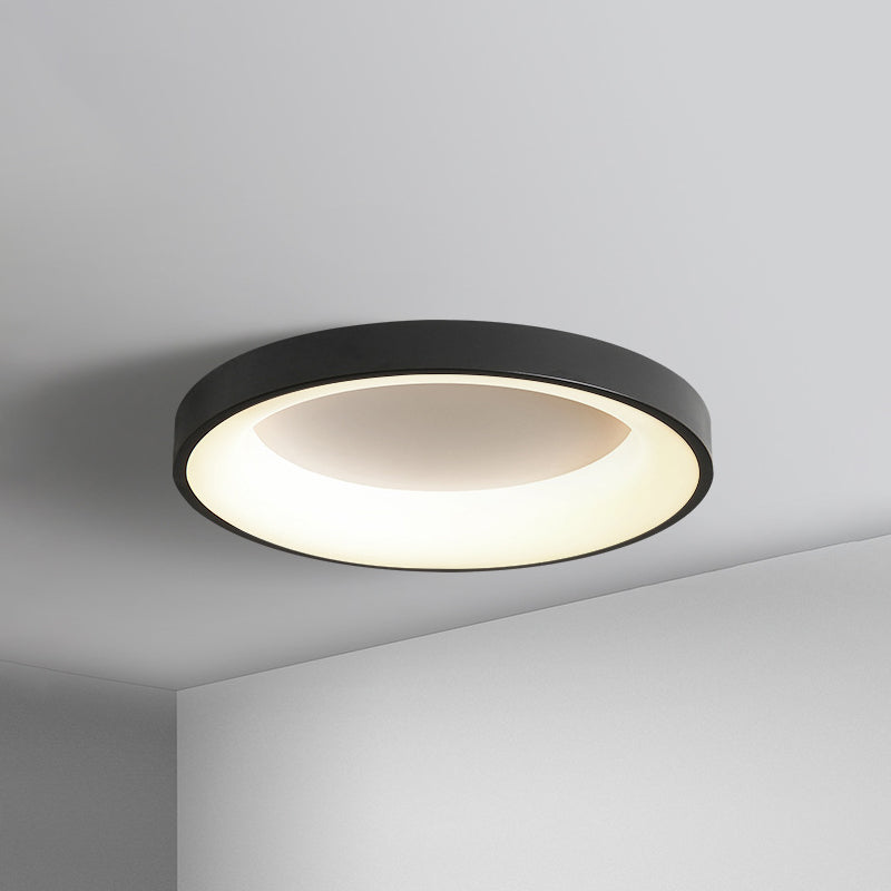 Metal Circular Rubor montura de techo Lámpara Nórdica Estilo Nórdico Iluminación de montaje para dormitorio