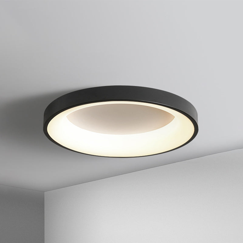 Metal Circular Rubor montura de techo Lámpara Nórdica Estilo Nórdico Iluminación de montaje para dormitorio