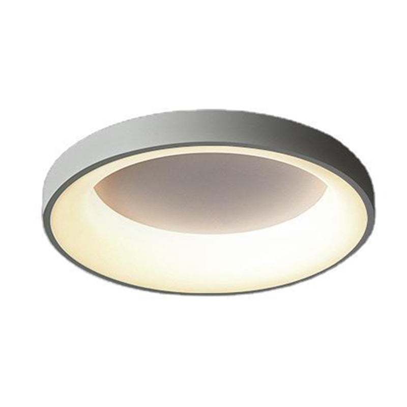 Metal Circular Rubor montura de techo Lámpara Nórdica Estilo Nórdico Iluminación de montaje para dormitorio