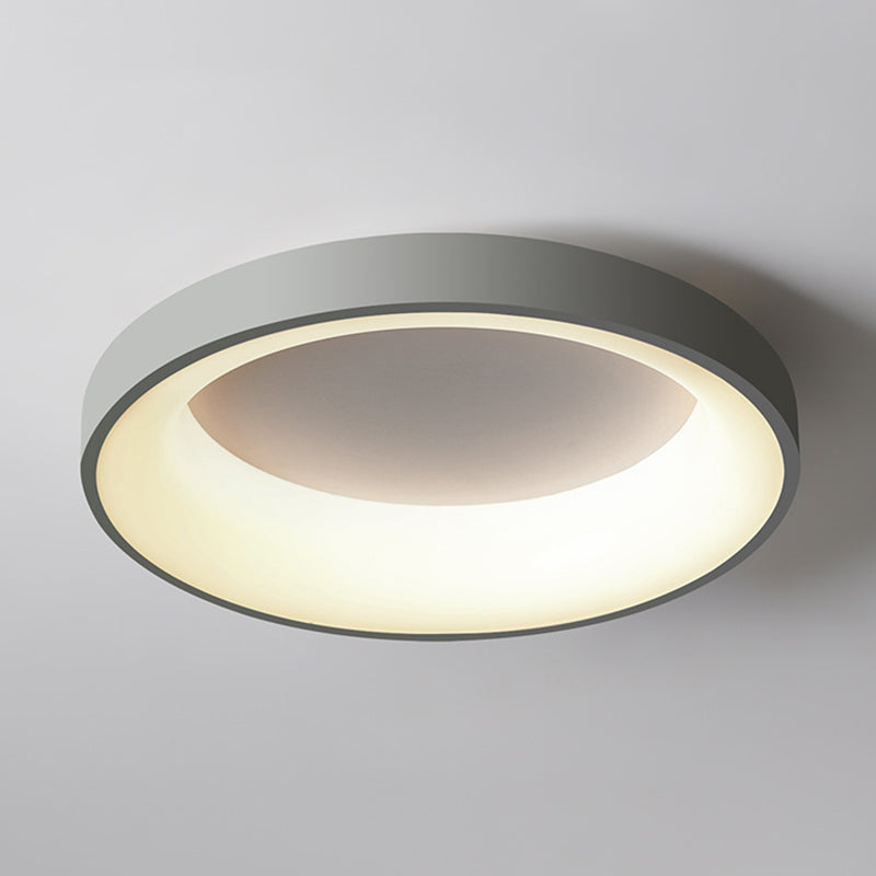 Metal Circular Rubor montura de techo Lámpara Nórdica Estilo Nórdico Iluminación de montaje para dormitorio