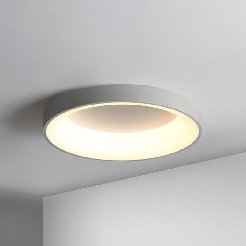 Metal Circular Rubor montura de techo Lámpara Nórdica Estilo Nórdico Iluminación de montaje para dormitorio