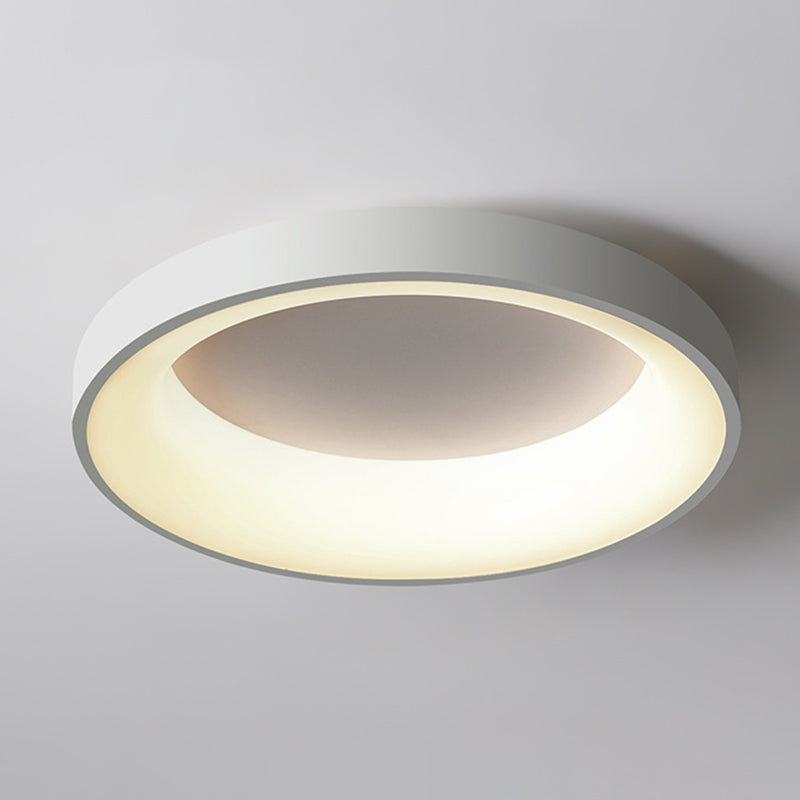 Metal Circular Rubor montura de techo Lámpara Nórdica Estilo Nórdico Iluminación de montaje para dormitorio
