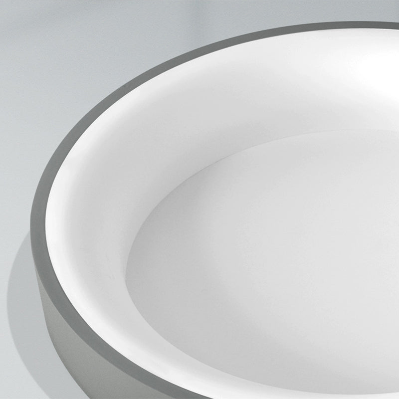 Metal Circular Rubor montura de techo Lámpara Nórdica Estilo Nórdico Iluminación de montaje para dormitorio
