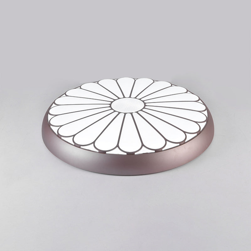 Bloemen metalen ronde inbouw plafondlamp moderne stijl LED inbouwverlichting voor slaapkamer