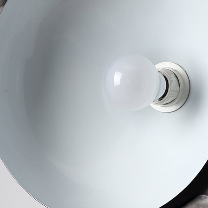 8 Color Optional Half Globe Pendant Lamp Macaron Simple Colorful Metal Hanging Light for Kitchen Dining Room