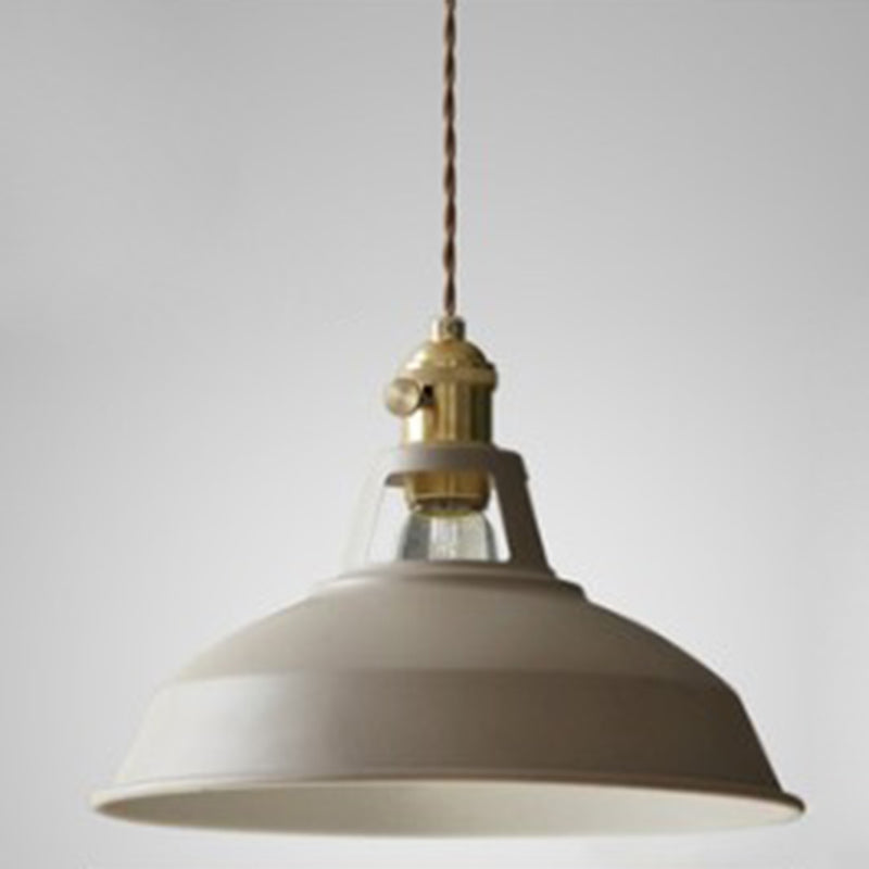 Keuken schuur metalen schaduw hanglamp 1 lichte Noordse stijl macaron gekleurde hangende lamp