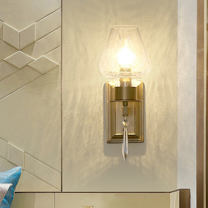 Copa de vino de latón Luz de apliquet