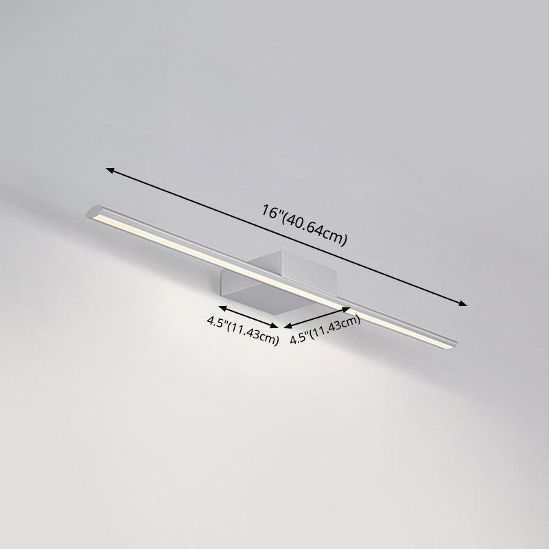 Noordse ijdelheid lamp Moderne eenvoud Led wand gemonteerde spiegel voorkant voor badkamer