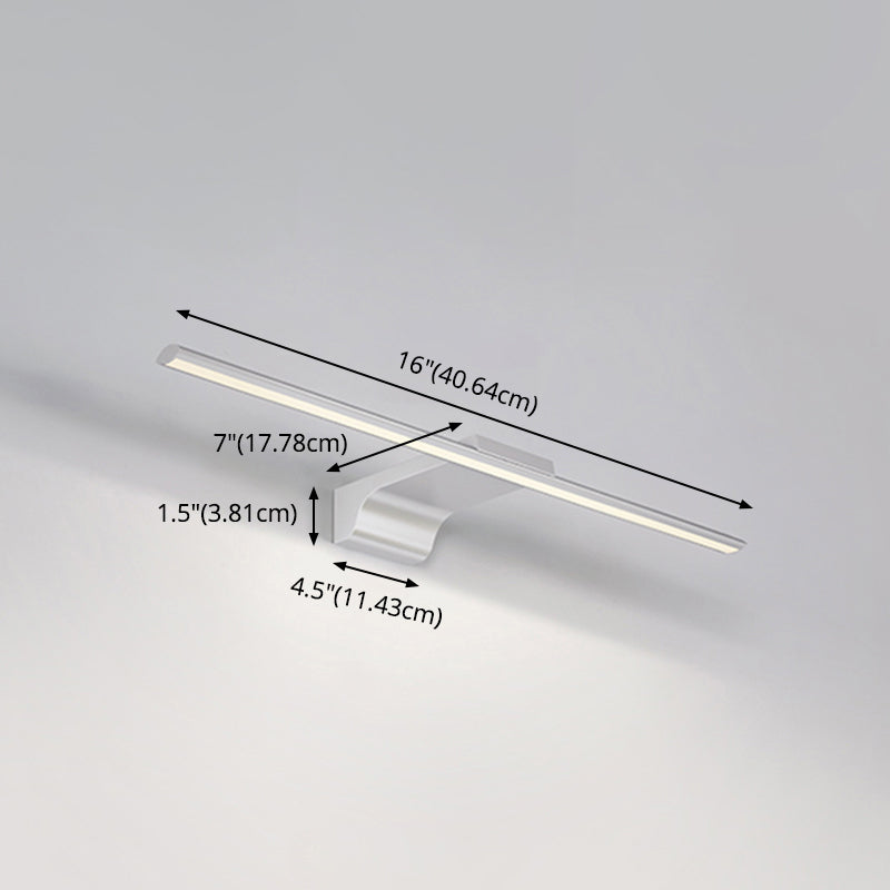 Noordse ijdelheid lamp Moderne eenvoud Led wand gemonteerde spiegel voorkant voor badkamer