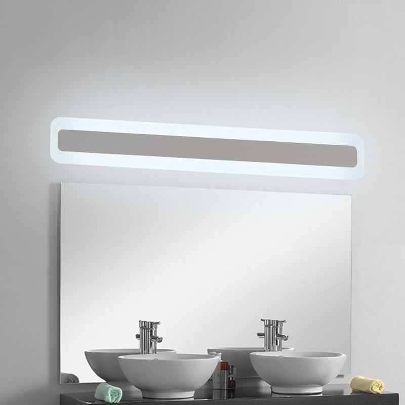 Modern Style Acrylic LED Vanity Light Waterproof and High Brightness Vanity Sconce for Bathroom