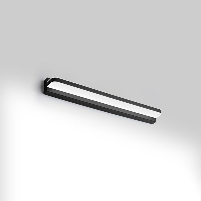 Idées d'éclairage de vanité linéaire lampe murale de style moderne en plusieurs vues pour salle de bain