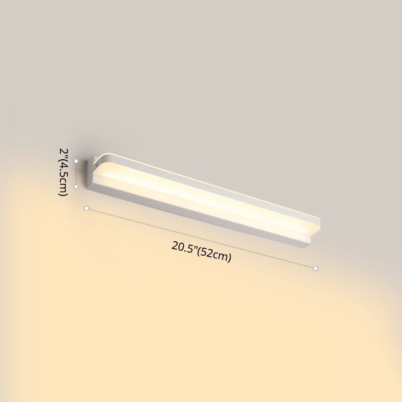 Idées d'éclairage de vanité linéaire lampe murale de style moderne en plusieurs vues pour salle de bain