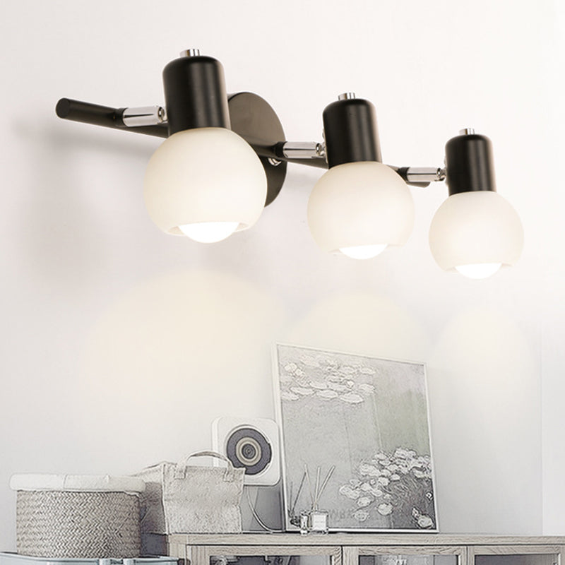 Bathroom Vanity Wall Lights Frosted Glass American Vanity Mirror Lights for Wash Basin