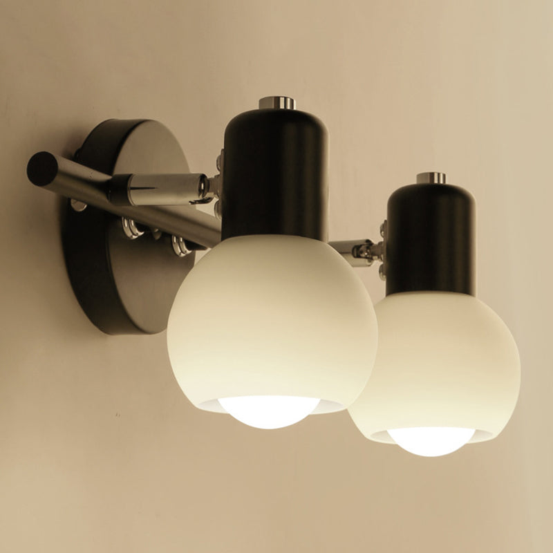 Bathroom Vanity Wall Lights Frosted Glass American Vanity Mirror Lights for Wash Basin