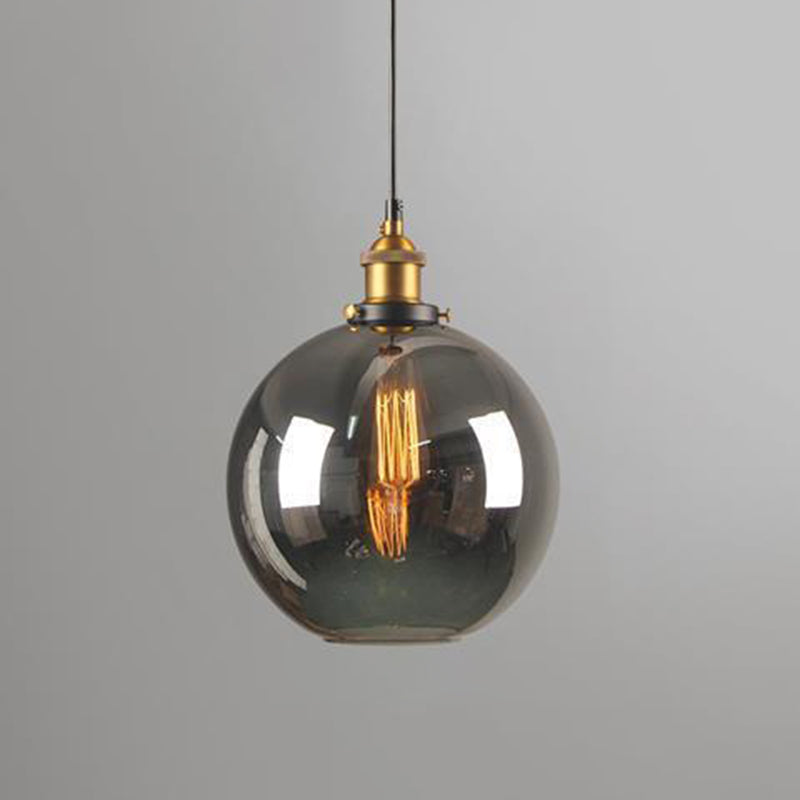 1 Light Hanging Pendant Lights Nordic Industrial Style Mirrored Glass Pendant Ceiling Lights