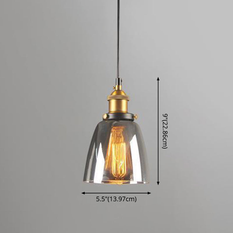 1 Light Hanging Pendant Lights Nordic Industrial Style Mirrored Glass Pendant Ceiling Lights
