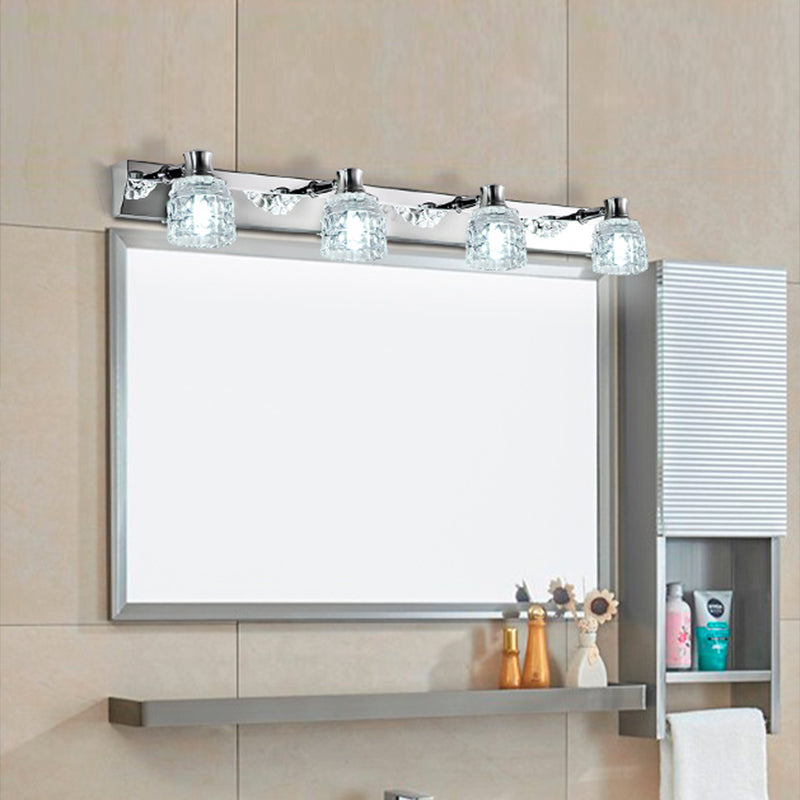 Lámparas de pared de tocador armado Luces de cristal de estilo retro de ex extravagancia de luz