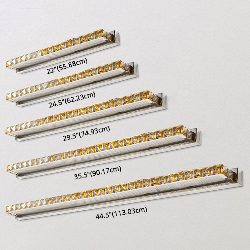 Luminaires muraux de vanité rectangulaire