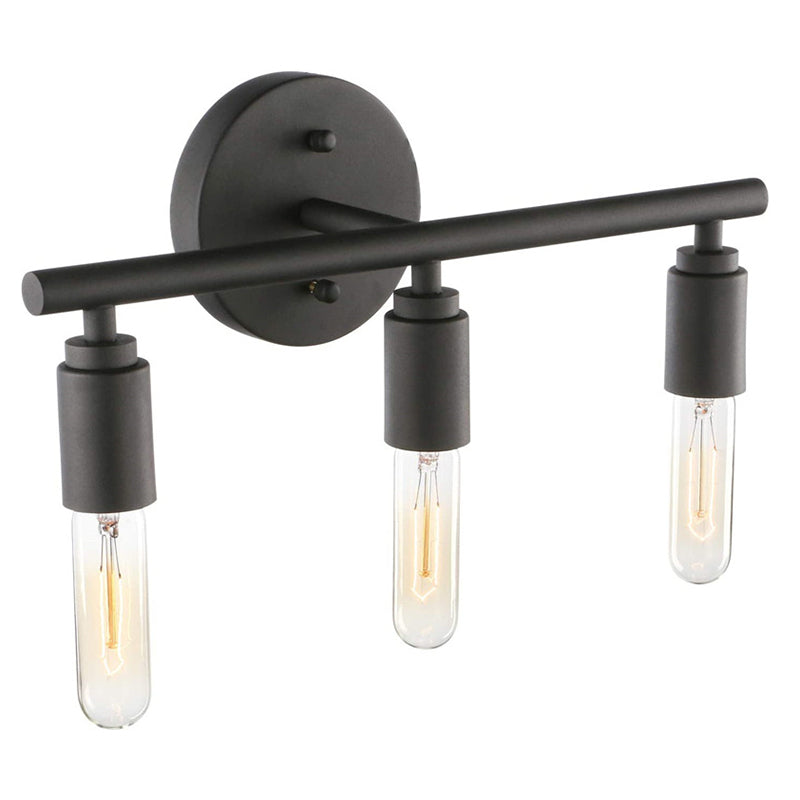 Open Bulbs Vanity Wall Light Fixtures Retro Industrial Style Metal Vanity Light