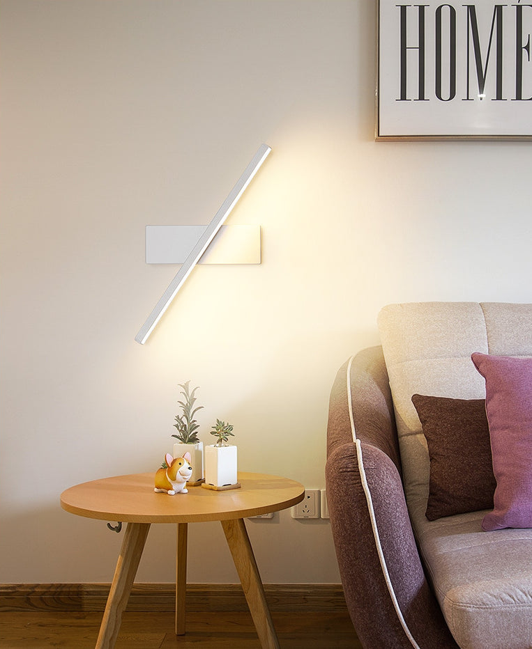 Lámparas de pared de la cama de metal LED modernas modernas regulares con cabeza giratoria