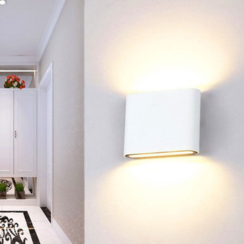 Up and Down Lighting Wall Mount Light Fixture Simplicity Waterproof Sconce Light for Living Room