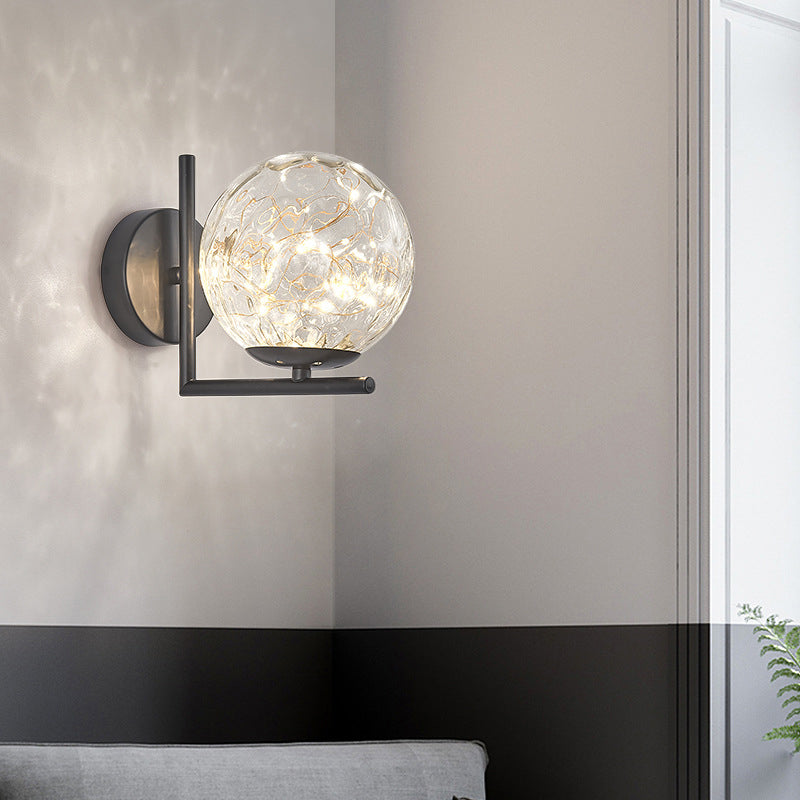 1 Head Ambient Lighting Wall Light Sconce Creative Star Light Wall Lamp for Bedroom