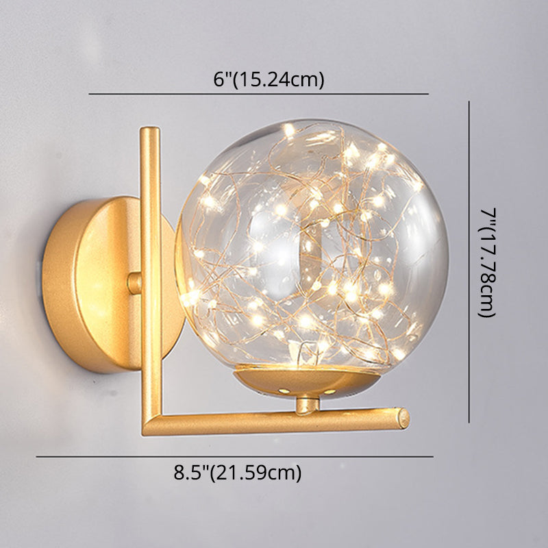 1 Head Ambient Lighting Wall Light Sconce Creative Star Light Wall Lamp for Bedroom