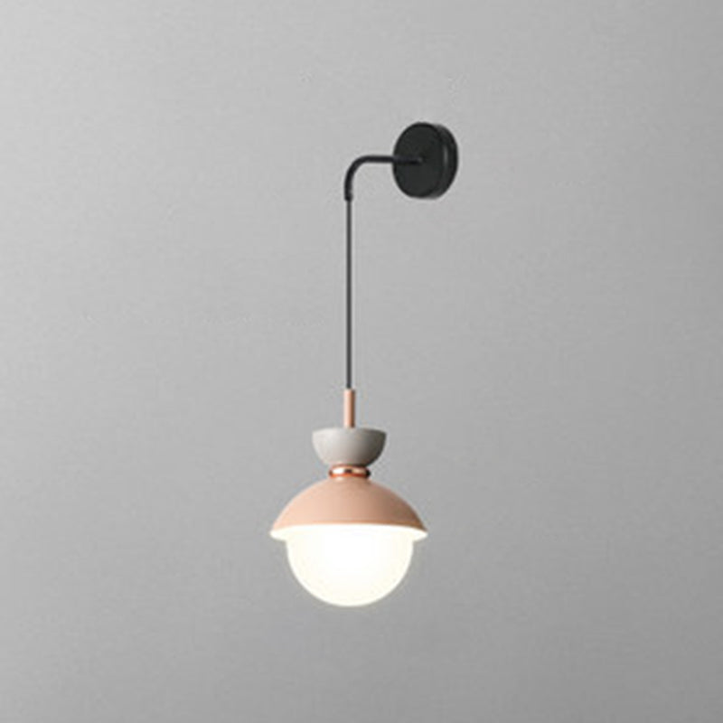 Macaroon Mini Wall SCONCE NOORDISCHE KNOORTE KLIJSTE INDOR Decoratie Wandverlichting voor slaapkamergang