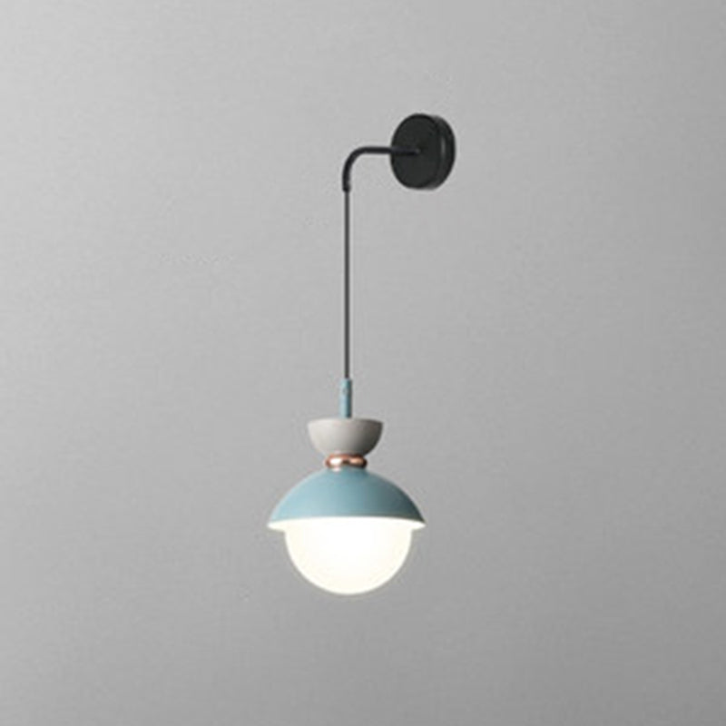 Macaroon Mini Wall SCONCE NOORDISCHE KNOORTE KLIJSTE INDOR Decoratie Wandverlichting voor slaapkamergang