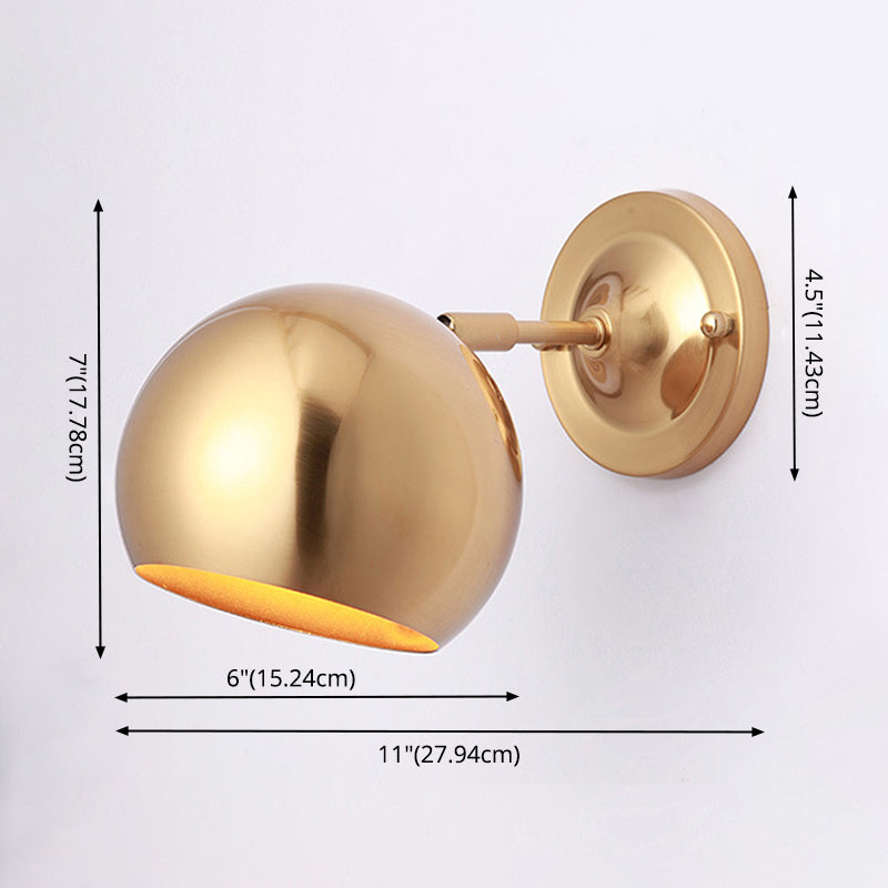 Postmodern Personality Wall Mounted Light Fixture 1 Head Metal Wall Light Sconces for Bedroom