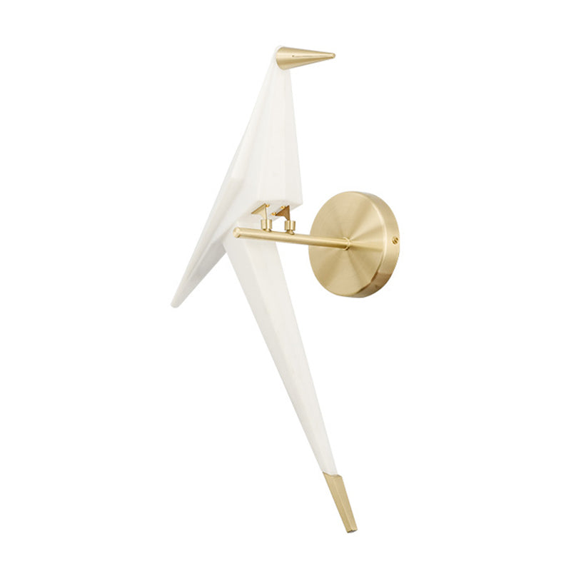 Art Creative Bird Wall Sconce LED Acrylic Shade Sconce Light for Restaurant Bedroom