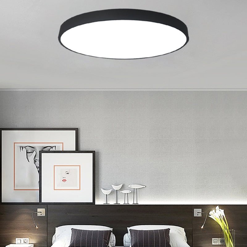 Nordic Style Metal Flush Mount Plafond Lamp Ronde Vorm LED Flush Mount Verlichting voor Slaapkamer